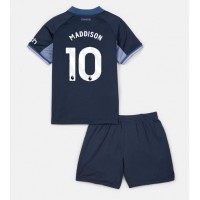 Maglie da calcio Tottenham Hotspur James Maddison #10 Seconda Maglia Bambino 2023-24 Manica Corta (+ Pantaloni corti)